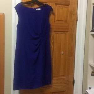 A blue cocktail dress can be worn all year round